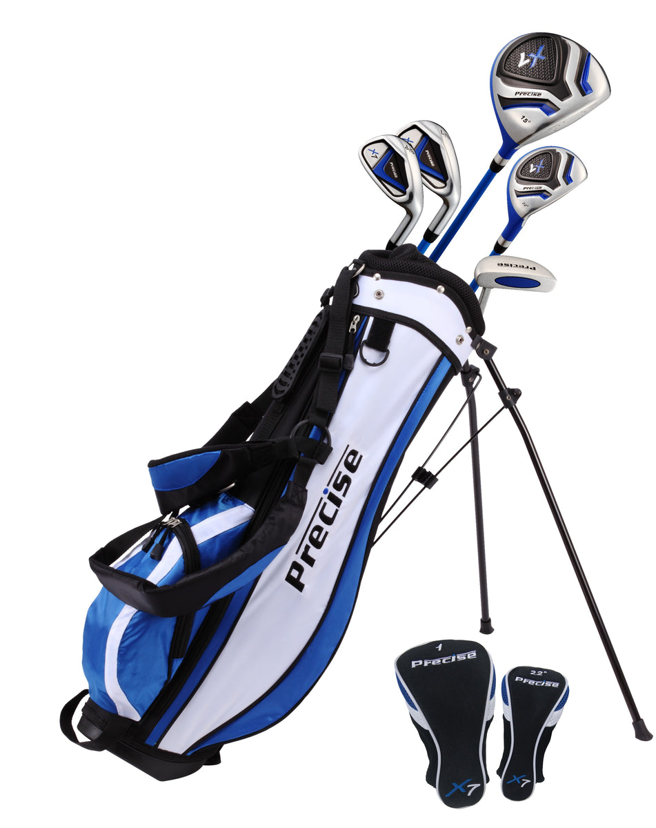 Precise X7 Junior Boys & Girls Complete Golf Clubs Set for Children – 3 Age  Groups – Right Hand & Left Hand